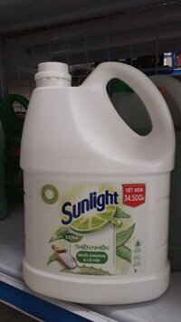 Nước rửa chén Sunlight 3.8kg - Xanh, trắng (HĐ 8%)