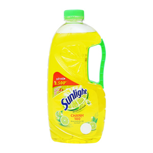 Nước Rửa Chén Sunlight Chanh Dạng Chai 1.5kg