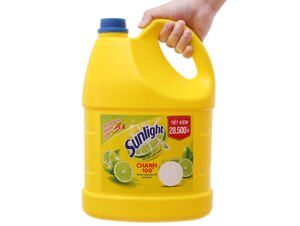 Nước Rửa Chén Sunlight Chanh Dạng Chai 3.8kg