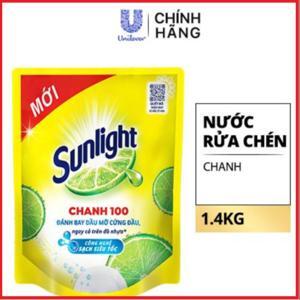 Nước Rửa Chén Sunlight Chanh Dạng Túi 1.4kg