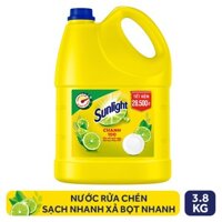 Nước rửa chén Sunlight chanh 3.8kg