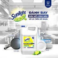 Nước Rửa Chén Sunlight Chuyên Dụng Can 5kg – Đánh Bay Dầu Mỡ Cứng Đầu, Sạch Bóng Kể Cả Đồ Nhựa