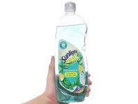Nước rửa chén Sunlight Extra diệt khuẩn chanh và lá bạc hà chai 750g