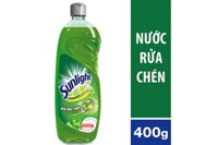 Nước rửa chén Sunlight hương Chanh Trà xanh chai 400g