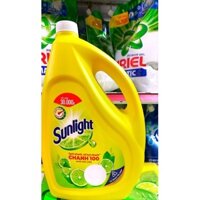 Nước rửa chén Sunlight hương Chanh can 3.6kg