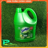 Nước rửa chén Sunlight Matcha trà Nhật - Can 3.6kg