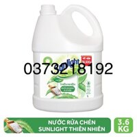 Nước rửa chén Sunlight muối khoáng và lô hội 3,6kg