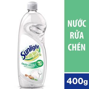 Nước rửa chén Sunlight thiên nhiên dạng chai 400g