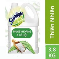 Nước Rửa Chén Sunlight Thiên Nhiên Mới 3.6kg Chai