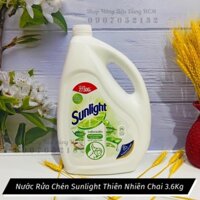 Nước rửa chén Sunlight Thiên Nhiên Chai 3.6kg (Bao bì mới thân thiện môi trường)
