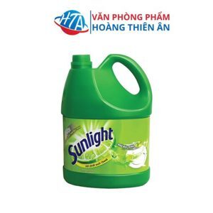 Nước Rửa Chén Sunlight Trà Xanh Dạng Chai 4L