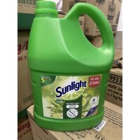 Nước rửa chén Sunlight trà xanh can 3kg8