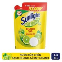 Nước rửa chén Sunlight túi 1.4kg 								 								Tình trạng: 									 									Còn hàng