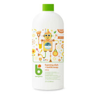 Nước rửa chén và bình sữa Babyganics Foaming Dish & Bottle Soap 946ml - Citrus Voi Cho Bé