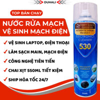 Nước Rửa Mạch Điện Tử - Vệ Sinh Mạch Điện Tử - Lau Bản Mạch, Đầu Nối Tiếp Xúc, Jack Cắm Loa, Laptop