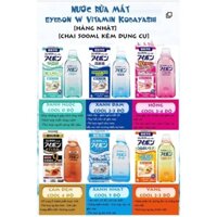 Nước rửa mắt Eyebon W Vitamin Kobayashi Nhật Bản 500ml