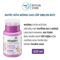 Nước rửa móng cao cấp Ebelin không Aceton, tẩy nhanh hương thơm dễ chịu, 125ml - Hàng nội địa Đức