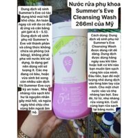 Nước rửa phụ khoa Summer’s Eve Cleansing Wash 266ml