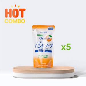 Nước rửa tay hương cam Animo dạng túi 190ml