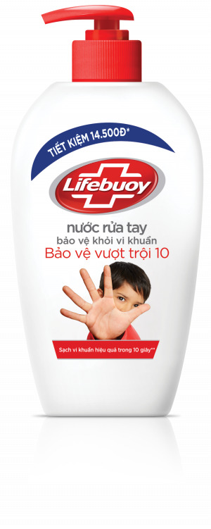 Nước rửa tay Lifebuoy bảo vệ vượt trội dạng chai 500g