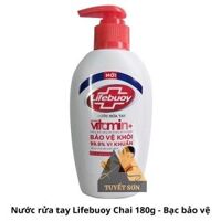 Nước rửa tay Lifebuoy Chai 180g                         &nbsp(&nbspBạc bảo vệ&nbsp)