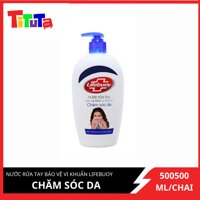 Nước Rửa Tay Lifebuoy Dưỡng Ẩm Bảo Vệ Khỏi 99.9 Vi Khuẩn Gây Bệnh Với Ion Bạc Hỗ Trợ Cùng Đề Kháng Da Tự Nhiên Chai 450g