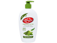 Nước rửa tay Lifebuoy matcha và lô hội 493ml
