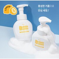 Nước rửa tay Prreti Bubble Bubble Clean hand wash 300ml hương chanh, kháng khuẩn, dạng bọt