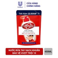 Nước rửa tay sạch khuẩn Lifebuoy Túi 450G