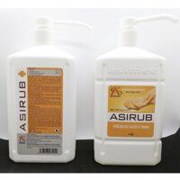 NƯỚC RỬA TAY SÁT KHUẨN NHANH ASIRUB 1000ML, KHÔNG HẠI DA TAY, MÙI HƯƠNG DỄ CHỊU