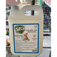Nước rửa tay Spca hương hoa nắng 5 lít .