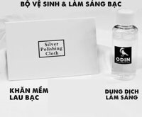 Nước rửa trang sức Bạc – TẶNG KÈM khăn lau chuyên dụng – Đánh bóng & Làm sáng trang sức Bạc