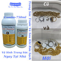 Nước rửa trang sức, vàng và bạch kim Gold Cleaning vệ sinh bụi bẩn, dầu mỡ trên trang sức (Hong PQ)