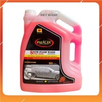 Nước Rửa Xe Bọt Tuyết Pallas 6 Lít Siêu Bóng 60, Dung Dịch Rửa Xe Ô Tô, Xe Máy Siêu Sạch