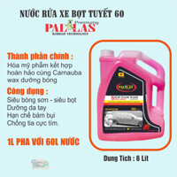NƯỚC RỬA XE BỌT TUYẾT SIÊU BÓNG PALLAS 60 - 6LÍT