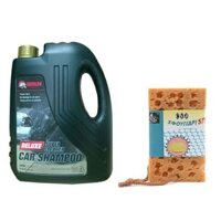 Nước rửa xe ô tô xe máy super cleaner kèm Mút lau rửa xe