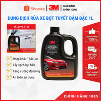 Nước Rửa Xe Siêu Bọt Tuyết Siêu Bóng 3M Car Wash With Wax PN39000W 1L