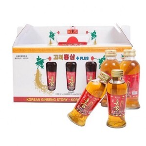 Nước Sâm có củ KGS Hàn Quốc hộp 10 chai x 120ml