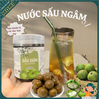 Nước sấu ngâm - sấu bánh tẻ ngâm đường đặc sản Hà Nội - sấu bánh tẻ to giòn, hạt lép chua ngọt đã khát