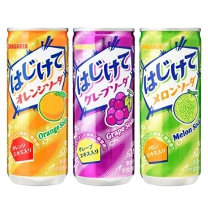 Nước Soda Sangaria Hajikete vị Cam