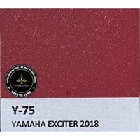 Nước sơn xe máy pha sẵn Y-75 Màu đỏ mờ camay (Yamaha Exciter - NVX 2018)