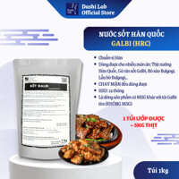 Nước Sốt Galbi DASHI LAB Hương Vị Hàn Quốc Đậm Đà Thích Hợp Ướp Thịt Nướng Chay Mặn Đều Dùng Được Túi 1kg