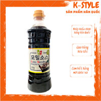 Nước Sốt Mì Lạnh Đen - Sốt Mì Soba Chungwoo Hàn Quốc 1.05kg / 청우식품)메밀국수소스