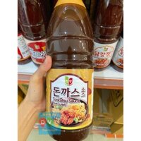 Nước Sốt Thịt Chiên Xù Tonkatsu Chungwoo Hàn Quốc 1.9Kg / 돈까스소스 1.9kg