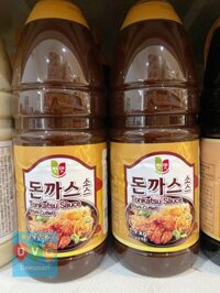 Nước Sốt Thịt Chiên Xù Tonkatsu Chungwoo Hàn Quốc 1.9Kg / 돈까스소스 1.9kg