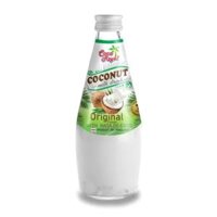 Nước Sữa Dừa & Thạch Dừa Truyền Thống, Coconut Milk Drink with Nata de Coco, Original Flavor (290ml) - COCO ROYAL