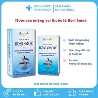 Nước súc miệng Boni Smok giúp cai thuốc lá 250ml