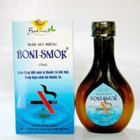 Nước súc miệng Boni-Smok  giúp bạn sớm cai thuốc lá