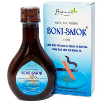Nước súc miệng BONI- SMOK- hỗ trợ Giảm cảm giác thèm thuốc lá