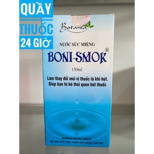 Nước súc miệng cai thuốc lá Boni-smok 150ml